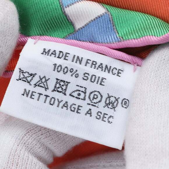 HERMES Authentic Black Silk Scarf - Picture 9 of 9